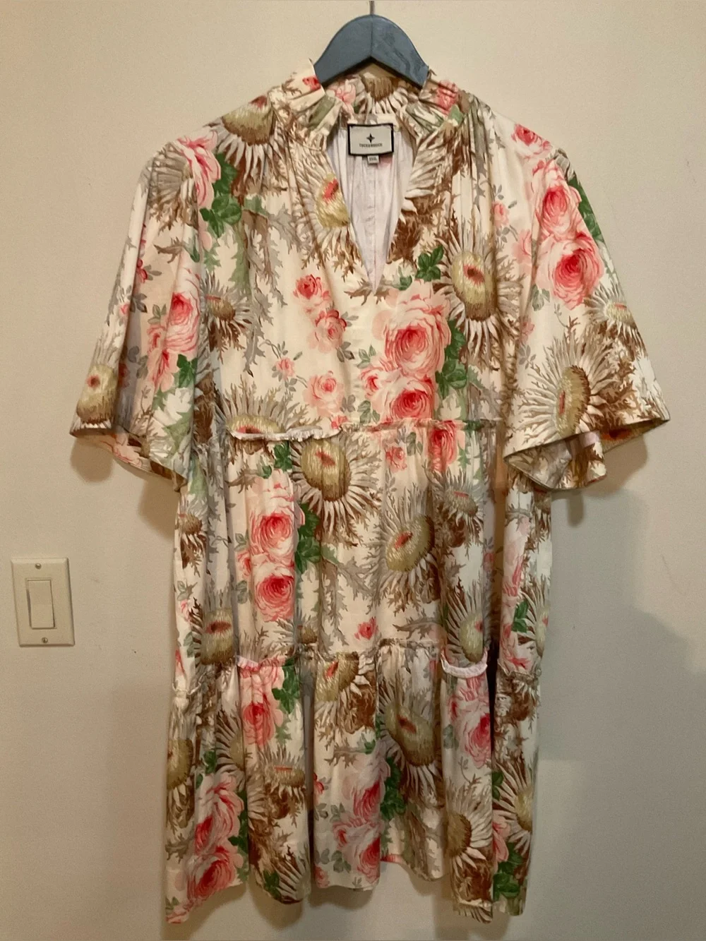 Tuckernuck Sun Faded Floral Crawford Mini Dress.